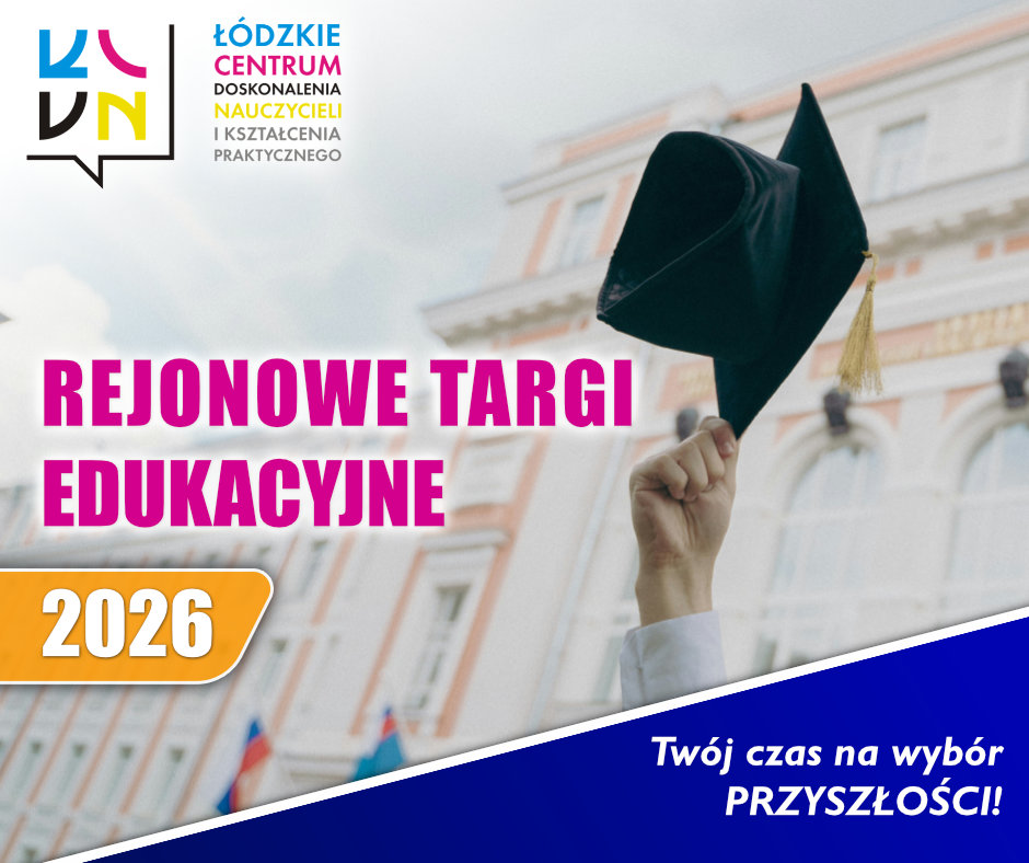 plakat rejonowych targ&oacute;w edukacyjnych