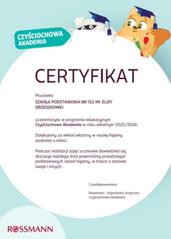 czyściochowa akademia certyfikat