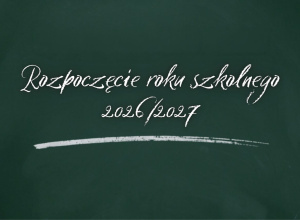 rozpoczęcie roku szkolnego plakat