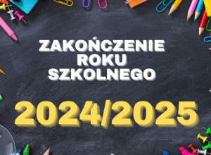 plakat zakończenia roku szkolnego