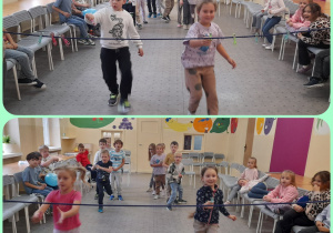 zabawy w dzieci na stołówce szkolnej