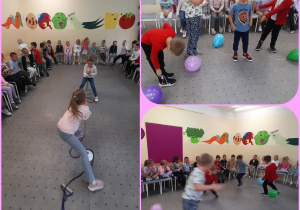 zabawy w dzieci na stołówce szkolnej