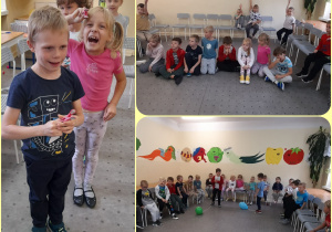 dzieci odbierają nagrody