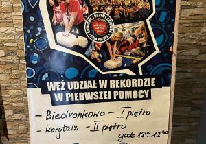 Plakat bicia rekordu