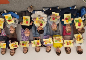 Dzieci przygotowały miejsce do spania