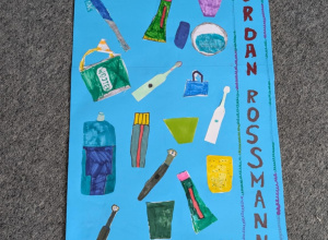 Plakat wykonany przez uczniów