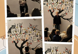 Uczniowie recytują wiersze