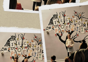 Uczniowie recytują wiersze