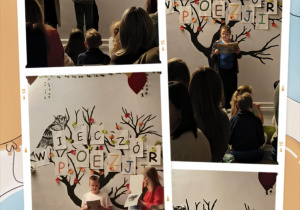 Uczniowie recytują wiersze