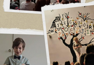 Uczniowie recytują wiersze