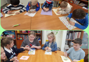 dzieci robią kolorowe ciastka