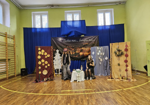 Wystep uczniów w jasełkach