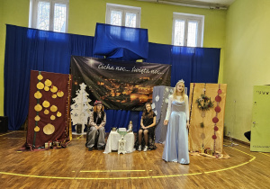 Wystep uczniów w jasełkach