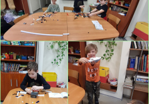 dzieci budują z lego