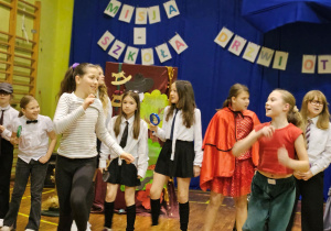 Występy uczniów podczas Drzwi Otwartych szkoły
