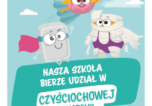 plakat promujący akcję szkolną